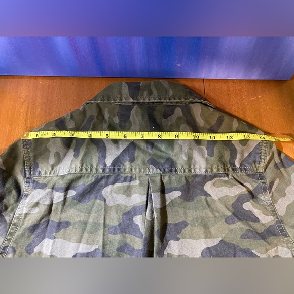 Arizona Jean Co. Y2K Camo Snap Up Denim Shirt / Light Jacket - Picture 7 of 10